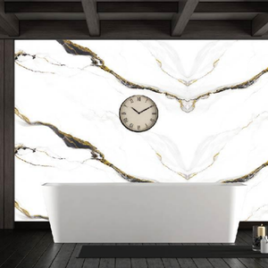 Carta da Parati in Vinile Impermeabile con Motivo Marmoreo Naturale Moderno 2025, Adesivi <span class=keywords><strong>Murali</strong></span> in Schiuma PVC Autoadesivi di Alta Qualità - Product Image 2