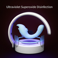 Kovida silicone charge magnétique lampe de désinfection intelligente veilleuse gode aspiration vibrateur Clitoris jouets sexuels pour les filles