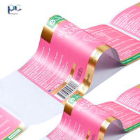 Adhésif étanche en PVC personnalisé, étiquette autocollante pour aliments en conserve, impression de quantité minimale de commande de liaison solide 500 pièces