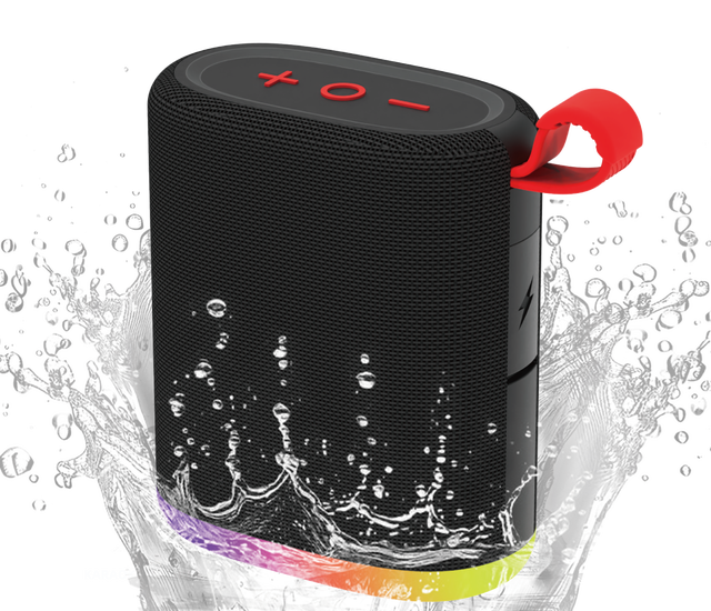 Portable Bluetooth Speaker, Waterproof RGB Wireless Speaker With TWS Pairing Speaker for Outdoor Party Wireless Speaker