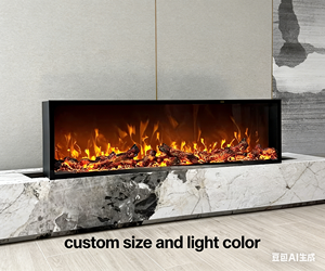 Chimenea de vapor de agua 3D, llama artificial decorativa, sin calor, segura para interiores, hogar, sala de estar, mueble de <span class=keywords><strong>TV</strong></span>, decoración de hotel - Product Image 4