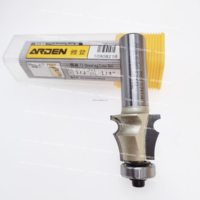 ARDEN 0908 Fraise à bois CNC en carbure 45HRC, queue de 1/4 pouce, pour fraisage en montée et traçage