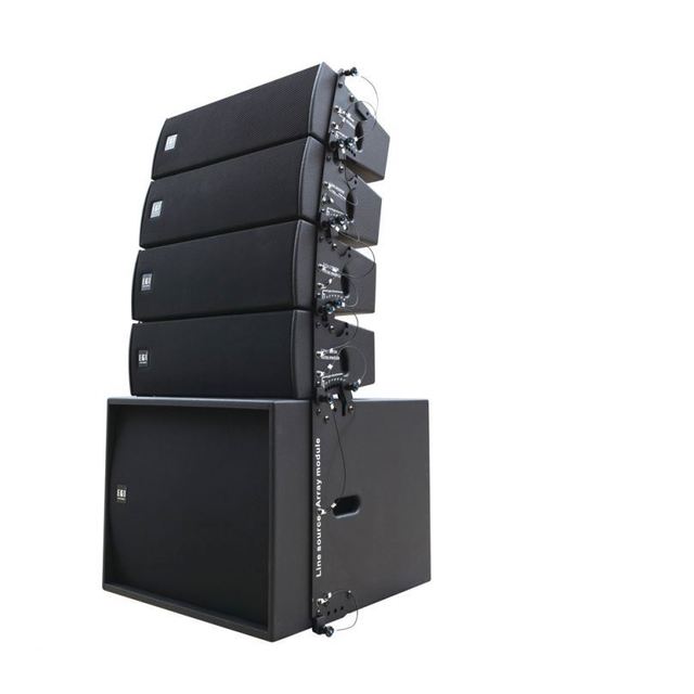 Dual 8 Inch Line Array Speaker Passive Pro Audio System for Stage DJ Rental Live Sound Conference Concert Stage Outdoor Event