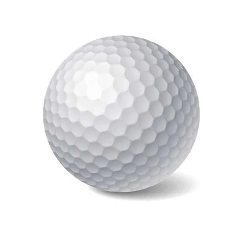 للبيع بالجملة كرة نطاق جولف من قطعتين من surlyn مع شعار قلب مطاطي مقبول لممارسة ملعب الجولف