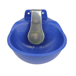 Abreuvoir pour bétail en plastique durable de grande capacité, bleu, pour ferme laitière, enclos à bétail, extérieur - Product Image 2