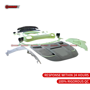 Kit carrosserie en fibre de carbone sèche de la meilleure marque, style BB, pour Mercedes AMG GT 63 C192, comprenant un spoiler avant et un capot. - Product Image 6