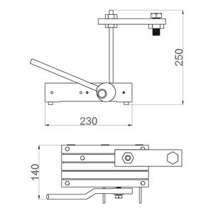 מגנט כיבוי חסכוני בטון עם ידית לפרויקטים בנייה - Product Image 4