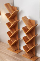 Rak Buku Ruang Tamu, Rak Organizer Rak Buku Unit Penyimpanan Berdiri Gratis untuk Ruang Tamu, Belajar, Kamar Tidur, Kantor