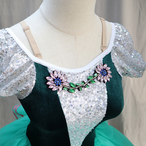 Robe de danse longue bleu lac pour filles <span class=keywords><strong>pas</strong></span> chère, <span class=keywords><strong>tutu</strong></span> de ballet professionnel Giselle - Product Image 6