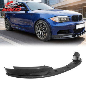 Compatible con BMW E82 2008-2013, Labio de Parachoques Delantero con Estampado de Fibra de Carbono - Product Image 1