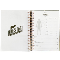 Carnet de notes en spirale Cuadernos, calendrier en marbre et produits alimentaires A5, couverture rigide à la mode, accepter la Promotion de Logo personnalisé, 2023
