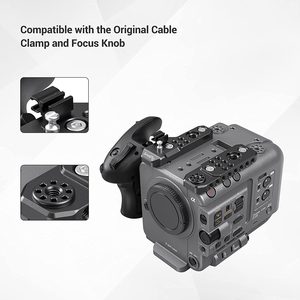 Placa superior ligera Smallrig para cámara <span class=keywords><strong>Sony</strong></span> <span class=keywords><strong>Fx6</strong></span>, compatible con mango original, abrazadera de cable y perilla de enfoque-3186 - Product Image 3
