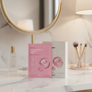 Mascarilla Facial Esencial de Colágeno Placentario Fionette, Paquete de 30 ml x 10 Unidades |   Rostro |   Complejo de 9 Péptidos |   Ecológico |   K-Beauty - Product Image 2