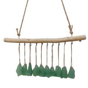 Decoración de Vidrio Marino y Madera Flotante para Balcón, Estilo Bohemio Moderno Minimalista, Irregular, con Acabado Arenado, Hecho a Mano, para Envío Directo - Product Image 6