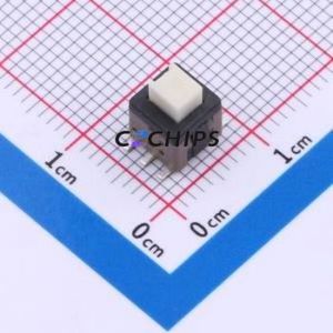 YTS58L250DWS <b>Push</b> Button Switch SMD Switch ( <b>Latching</b> / Non-<b>Latching</b>: Self-Locking )( Operating Force: 2.5N ) - Product Image 1