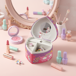 Caja Musical <span class=keywords><strong>de</strong></span> Papel <span class=keywords><strong>de</strong></span> Lujo Ecológica Hecha a Mano con Diseño <span class=keywords><strong>de</strong></span> Pony Arcoíris |   Caja <span class=keywords><strong>de</strong></span> Joyería con Forma <span class=keywords><strong>de</strong></span> Corazón Impresa con UV, Canción Personalizada, Día <span class=keywords><strong>de</strong></span> San Valentín 2026 - Product Image 3