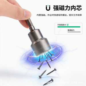 Nolidun Electric Hex <b>Socket</b> 5-19mm 45-150mm Magnetic <b>Deep</b> Reach Automotive Repair - Product Image 4