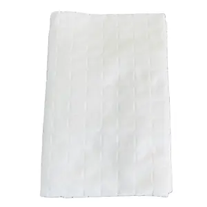 Cheap price wholesale 100% polyester white worship haji towel good quality worship towel