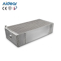 Échangeur de chaleur à plaques et ailettes en aluminium haute pression pour la production d'énergie à cycle CO2 supercritique