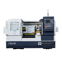 Tour CNC économique CK6150, tour CNC horizontal à banc plat à faible coût