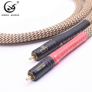 <span class=keywords><strong>สาย</strong></span>สัญญาณเสียง yivo xssh 7N HIFI PCOCC OFC ทองแดง2แกนชุบเงิน <span class=keywords><strong>AUX</strong></span> เครื่องขยายสัญญาณ CD ตัวผู้ไปยังสายสัญญาณ <span class=keywords><strong>RCA</strong></span> - Product Image 4