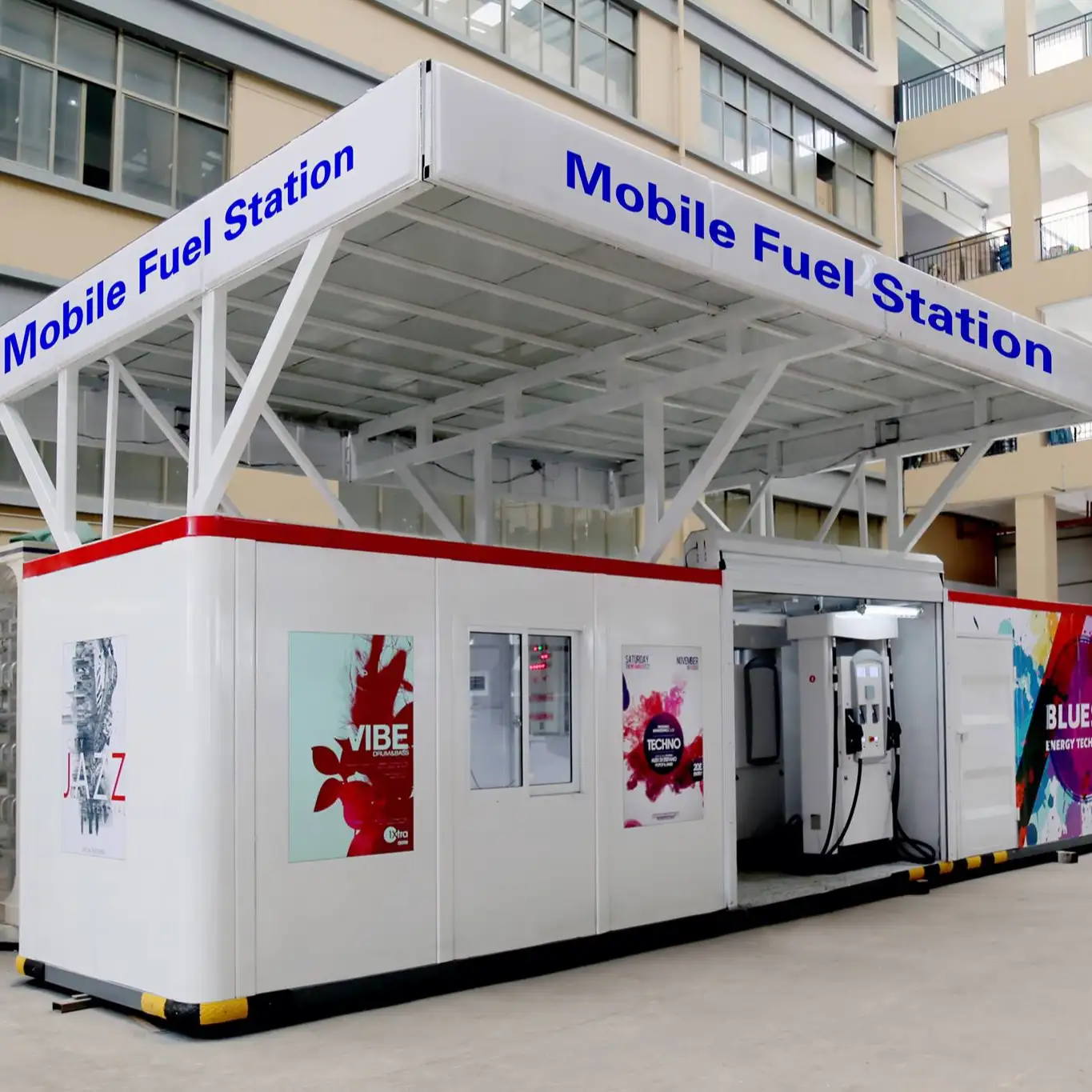portable fuel station with 30m3 tank