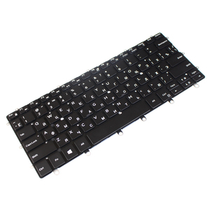 Teclado PK131QS1A00Us XPS9365-7086SLV-PUS, Diseño Ruso, Negro, Sin Retroiluminación, Repuesto para Teclado de Computadora - Product Image 3