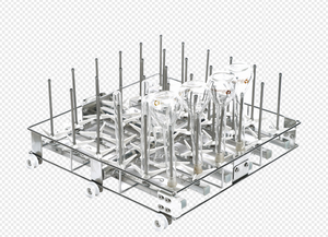 लेटेक्स बोतल वॉशर मशीन रैक प्रयोगशाला स्वचालित इंजेक्शन टब बीकर स्नातक सिलेंडर फार्मास्युटिकल उद्योग दवा की बोतल - Product Image 4