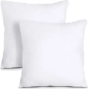 Hot Sell Bedding Throw Pillows Insert (Pack of 2, White) - Bed and Couch Pillows - Indoor Decorative Pillows inserts