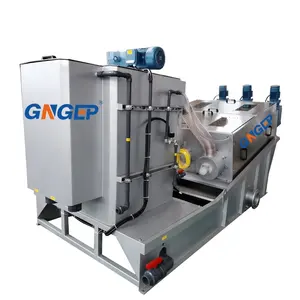 Bestseller Mehrplatten-Schlamme nt wässer ungs maschine Schnecken presse und automatische Schlamme nt wässer ungs anlage Abwasser behandlungs system