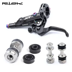 Pistón de Freno para Bicicleta de Montaña RISK de Titanio, Compatible con <span class=keywords><strong>Shimano</strong></span> SLX <span class=keywords><strong>XT</strong></span> <span class=keywords><strong>M8000</strong></span> M7000 M785, Repuesto para Freno de Disco - Product Image 2