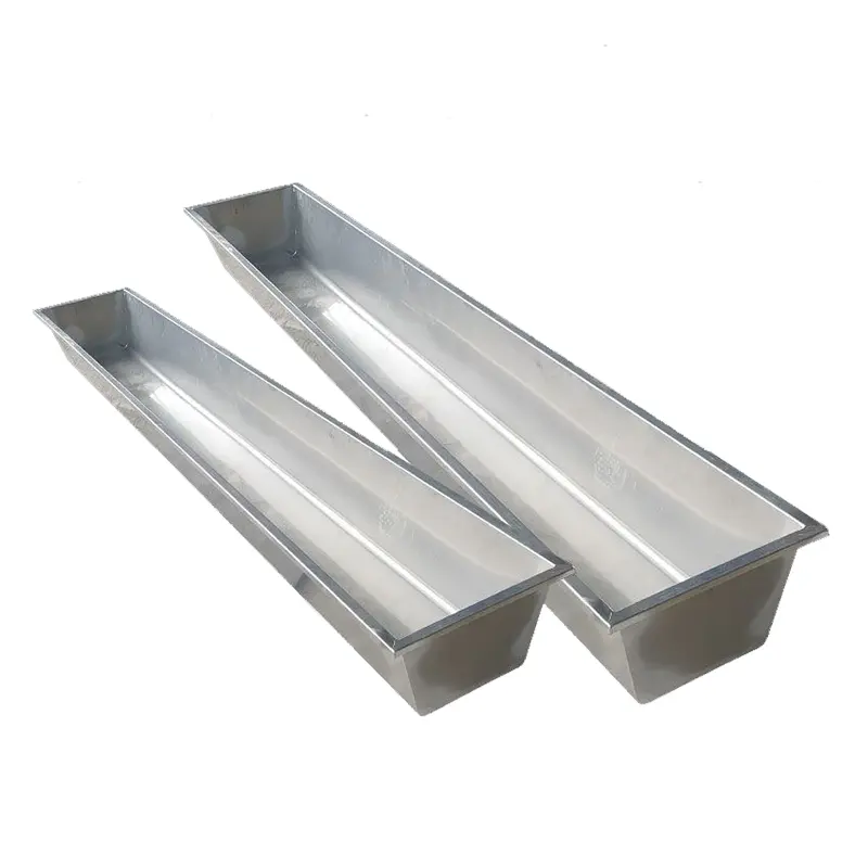 High quality Semicircle stainless steel Feeding trough for livestock with dual purpose