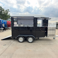 Cuisine mobile d'extérieur entièrement équipée, remorques alimentaires pour tacos, pizzas, café, barbecue, pour la restauration lors d'événements sportifs et de festivals