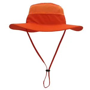 Benutzer definierte Strand Sonnen hüte Breite Krempe Chapeau de Soleil Sombrero de Senderismo Pescador Pecheur Unisex Outdoor Angeln Wander hut