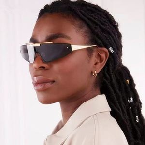 Gafas de Sol de Moda 2025 para Hombre, Estilo Y2K Punk, Protección UV400, Lentes de una Pieza sin Montura, Gafas Deportivas para Mujer - Product Image 3