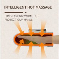 Masseur de Mains Intelligent avec Chaleur et Compression, 3 Modes, 5 Intensités, Pression d'Air Sans Fil pour l'Arthrite, le Bien-être et les Voyages
