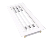 Diffuseur de plafond directionnel d'air conditionné en plastique PVC personnalisé Diffuseurs de grille de plafond d'air HVAC