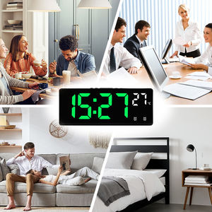 Reloj Despertador Digital LED para Sala de Estar, Rojo, Simple, Electrónico, Creativo, Colorido, Grande, Blanco, <span class=keywords><strong>con</strong></span> Temporizador, Pantalla de Día, Recordatorio de Escritorio, Hazlo Tú Mismo - Product Image 5