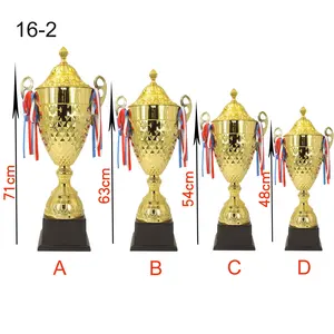 Yiwu Collection Professional Trophy Cup Metal Supplier With Variety Trophy Cup Metal Award Wholesale Trophy Cup Metal