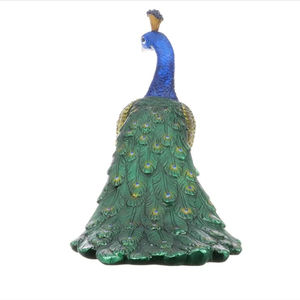 Finamente detallado patio césped jardín ornamento resina pavos reales estatua escultura estatuilla - Product Image 4