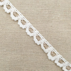 Accesorio decorativo de volantes solubles en agua de punto de encaje francés blanco de alta calidad para técnicas de prendas y bolsos - Product Image 6