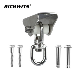 RICHWITS Gancho Giratorio de Acero Inoxidable, Placa Giratoria para Colgar Sillas Colgantes, Yoga, Carga de Mercancías - Product Image 1