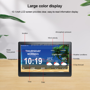 Ưu <span class=keywords><strong>AL</strong></span>-FATIHA Hồi Giáo Kỹ Thuật Số 10 Inch Azan Đồng Hồ Cho Cầu Nguyện Azan Đồng Hồ Treo Tường Hồi Giáo Azan Cầu Nguyện Đồng Hồ - Product Image 5