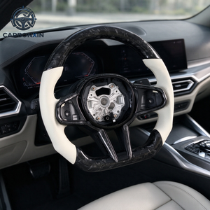 Volante Personalizado de Fibra de Carbono y Cuero en Varios Colores para BMW G30 G38 G05 G80 G87 G20 G28 M2 M3 M4 G21 G42 X3 X3M X6 X5 F90 - Product Image 5