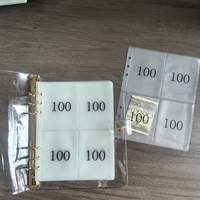 Pochettes de classeur A5 en PVC imperméables de haute qualité, épaisses, sans MOQ, avec 4 poches, pour espèces, impression personnalisée