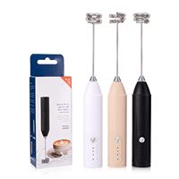 Mousseur à lait électrique portatif rechargeable USB pour café expresso, fouet à matcha, mousseur à lait automatique de cuisine – Vente en gros
