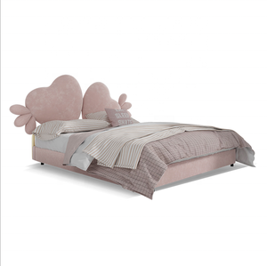 Muebles modernos para habitación de bebé, cama doble rosa para niño, conjunto de muebles de dormitorio, cuna para niño, cama individual - Product Image 5