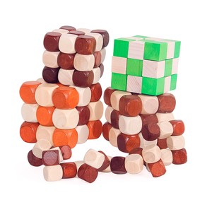 <span class=keywords><strong>2020</strong></span> nouvelle conception en bois soma cube blocs de construction jouets pour enfants en gros en bois cube magique blocs de puzzl - Product Image 5