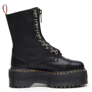 Botas de Plataforma a Media Pantorrilla para Mujer, Talla Grande, de Cuero Vacuno Genuino, Zapatos Gruesos para Mujer, Botas de Tobillo Midi, Estilo Universitario - Product Image 4