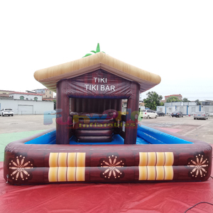 Bar Flotante Inflable de PVC para Piscina con Asiento, para Fiestas y Eventos al Aire Libre en el Patio Trasero, Alta Capacidad (>500 kg), Soporta >10 Personas - Product Image 3